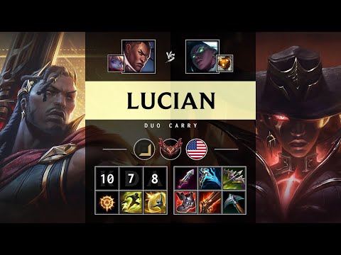 Lucian ADC vs Senna - NA Grandmaster Patch 25.10
