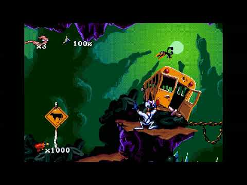 Earthworm Jim: Special Edition (Mega CD) Gameplay