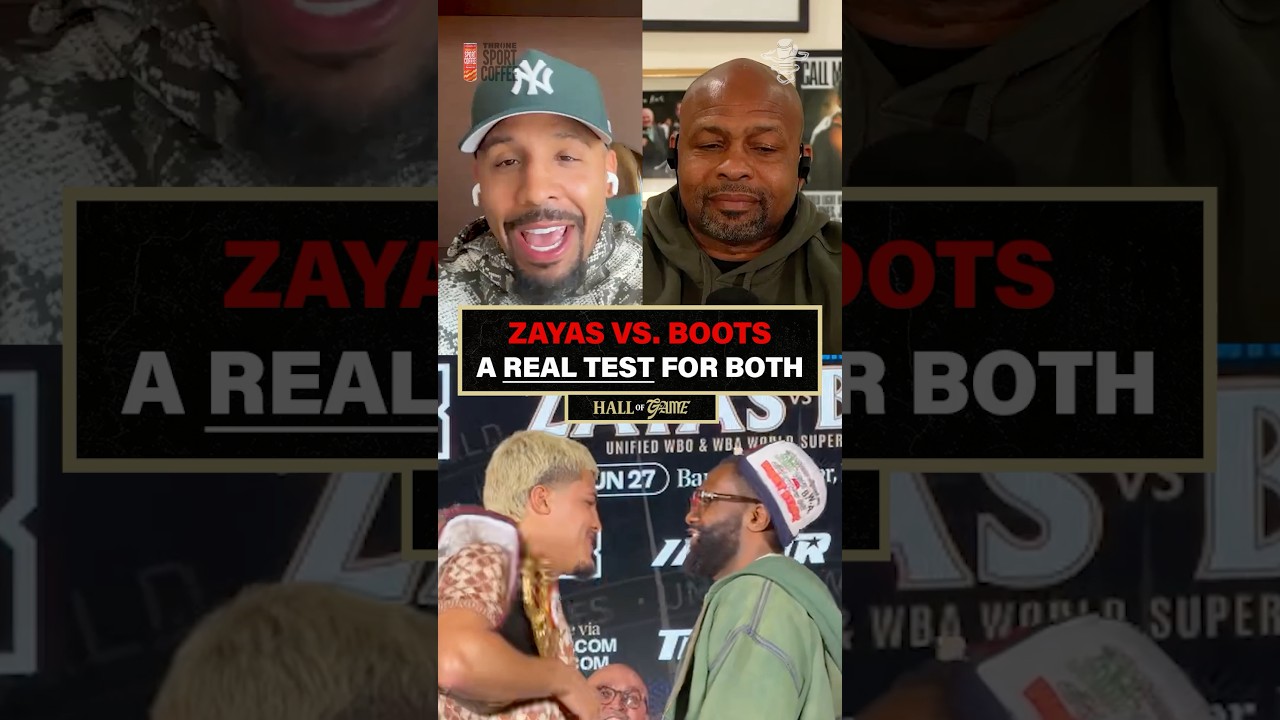 Roy has been waiting to see Boots tested and he believes Zayas is the opponent to do it.