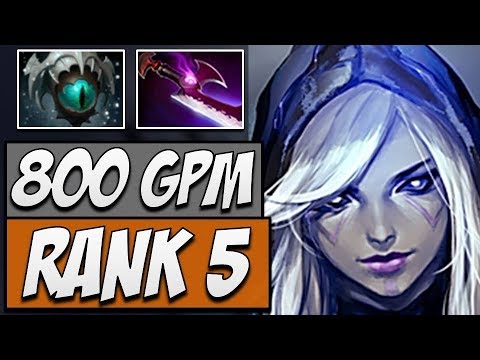 Rank 5 Drow Ranger in Dotabuff with Silver Edge - Skadi | Dota Gameplay