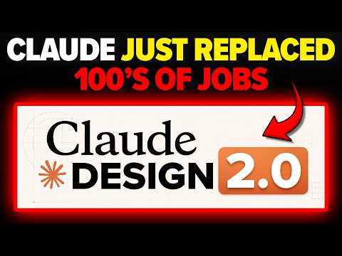 Thumbnail zu Claude Design 2.0 is MIND BLOWING (new crazy use cases)