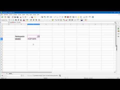B8 Ich kann einfache Formeln und Funktionen in Calc eingeben