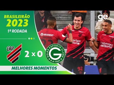 Gols e lances de Athletico Paranaense x Goiás