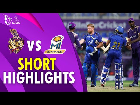Short Highlights | MI Emirates vs Abu Dhabi Knight Riders | Match 11 | DP World ILT20 | M3Y1U