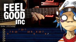 Feel Good Inc GORILLAZ  Guitar Tutorial TABS | Cover Guitarra Christianvib
