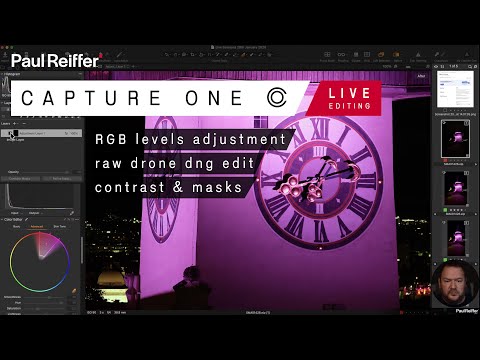 RGB Levels, Raw Drone DNG Editing, Contrast, Masks - Capture One Live Editing : 29th January 2026