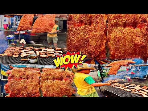 🔥 Street-Style big Roasted Pork  🔥 the World's Best Street Food