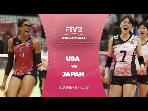 USA v Japan highlights - FIVB World Grand Prix