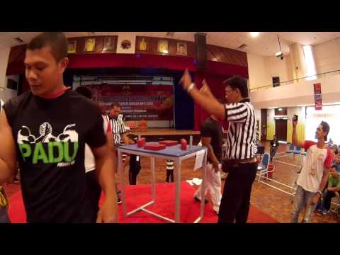 Mr. Seremban 2016 Arm Wrestling Nizam vs Haniff