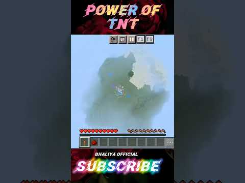 BHALIYA OFFICIAL - Power Of TNT #shortvideo #minecraft #tnt #youtubeshorts #sigma #ytshorts