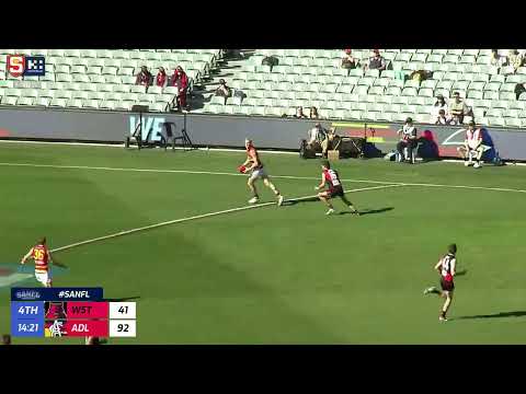 Rd 17 Hostplus SANFL Snapshot - Adelaide's Oscar Ryan goals from half back