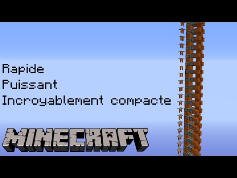 comment construire un ascenseur dans minecraft