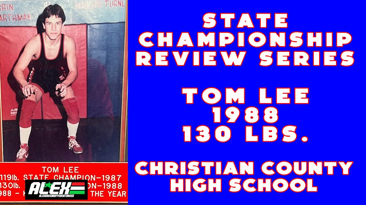 State Wrestling Championship match review w/ Tom Lee (Christian County; 1988 130 lbs.)