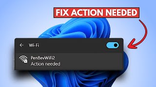 How To Fix Action Needed, No Internet Windows 11