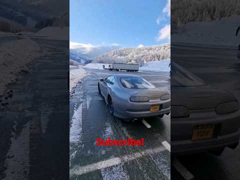 Toyota supra in the French mountains ⛰️