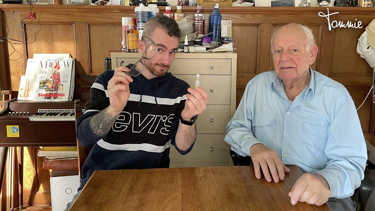 Oogdruppelbril (demonstratie) - Evert en Tommie