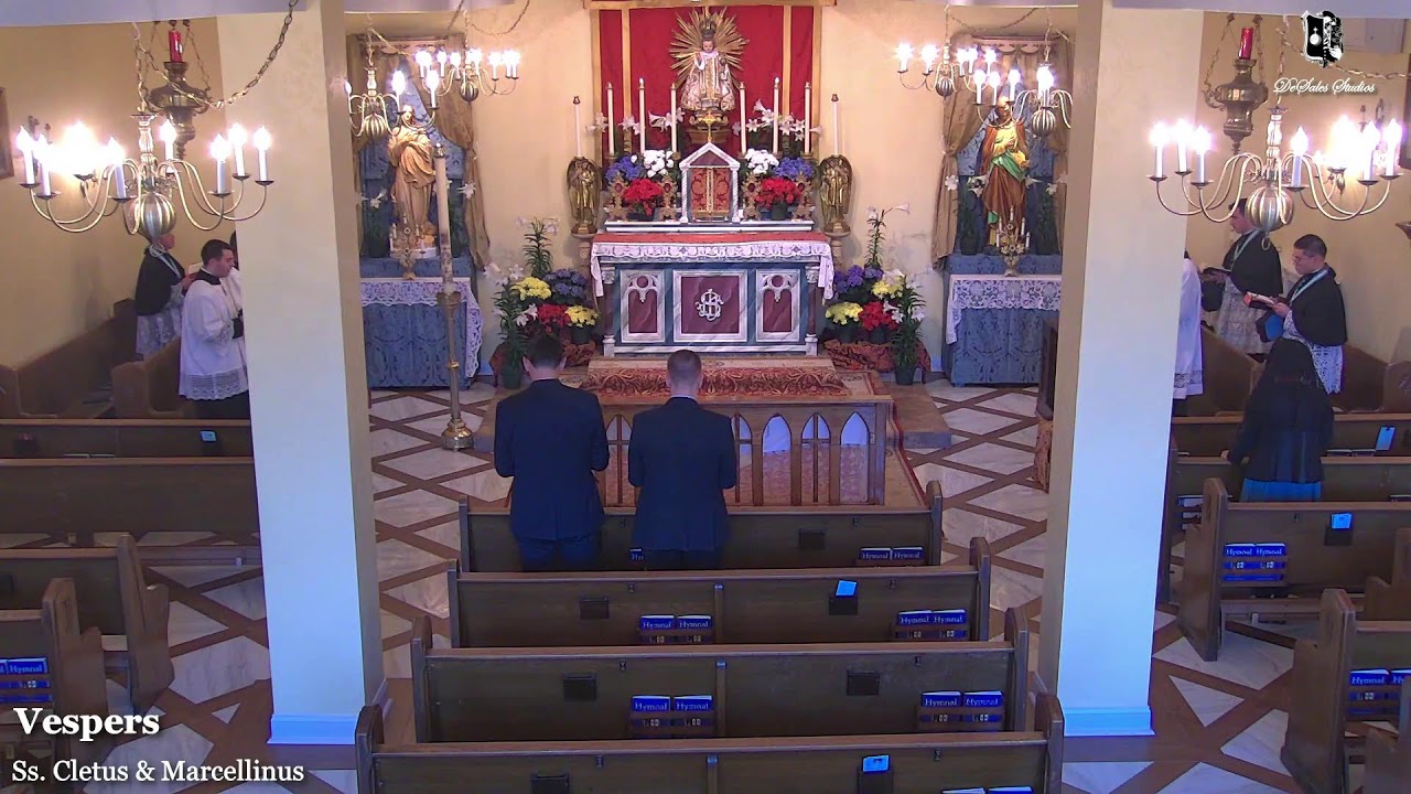 Vespers: 6:30 PM EASTERN TIME (ET)