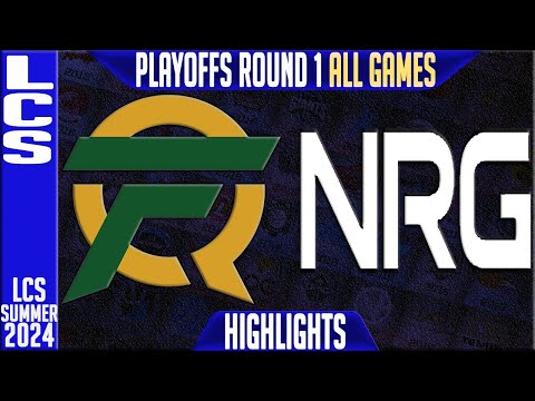FLY vs NRG Highlights ALL GAMES | LCS Playoffs Summer 2024 Round 1 Upper | FlyQuest vs NRG Esports