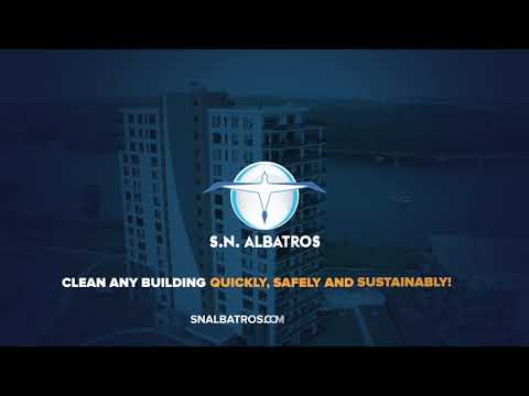 SN Albatros - Window and building cleaning, two times faster, safer and longer lasting!