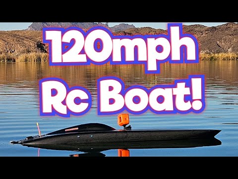 120 MPH EXTREMELY FAST RC BOAT! Oxidean Marine Rampage 55!