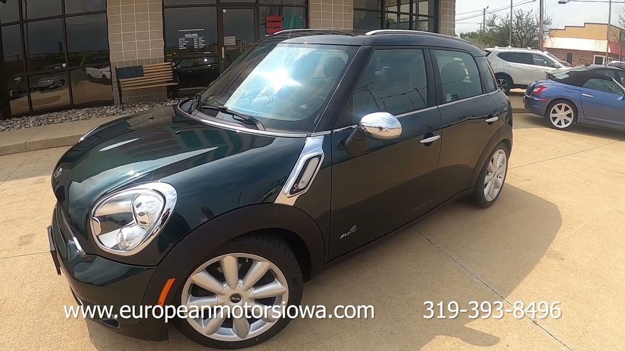 2011 Mini Cooper Countryman S All4 AWD, Stick Shift