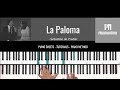 La Paloma - The Dove - Nana Mouskouri - Iglesias  (Sheet Music - Piano Solo - Cover - Tutorial)