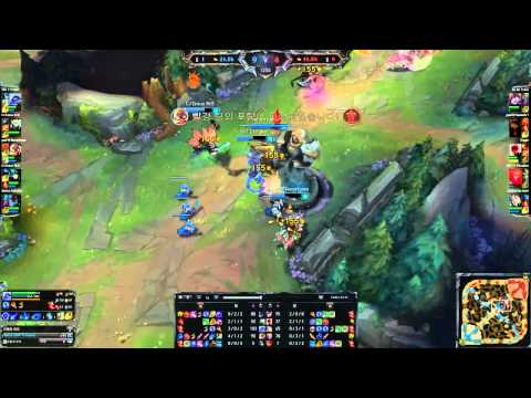 SKT T1 Faker   Xerath vs Ahri   Jin Air GBM, KR LOL Challenger 1138LP