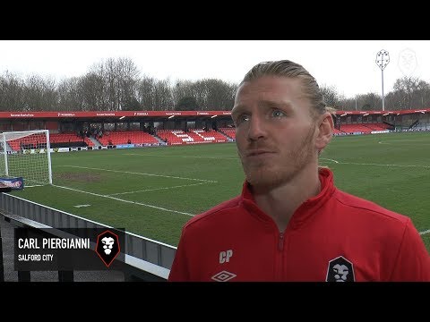 Salford City 1-0 Gainsborough Trinity - Carl Piergianni post match interview