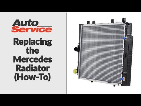 How to Replace the Radiator of  Mercedes w210