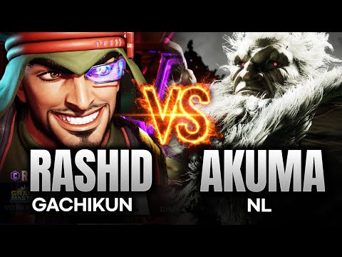 SF6 | Gachikun (Rashid) vs NL (Akuma) Custom Match FT3 | Street Fighter 6 Gameplay