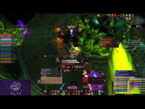 F I L T H (US - Frostmourne) vs Mythic Kin'garoth - Fury Warrior PoV