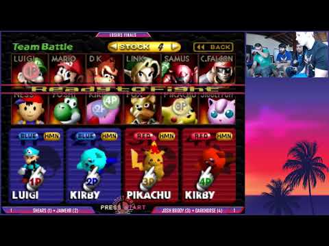 Sunset Blast - Shears (1) & JaimeHR (2) Vs. Josh Brody (3) & Darkhorse (4) SSB64 Losers Finals