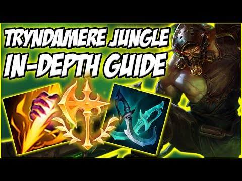 GUIDE ON HOW TO PLAY TRYNDAMERE JUNGLE IN SEASON 8! INSANELY STRONG 1V9 CHAMPION - League of Legends