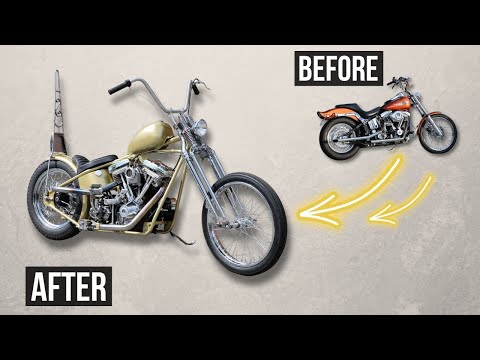 Building a 60's Style Chopper in 12 Minutes | Start to Finish