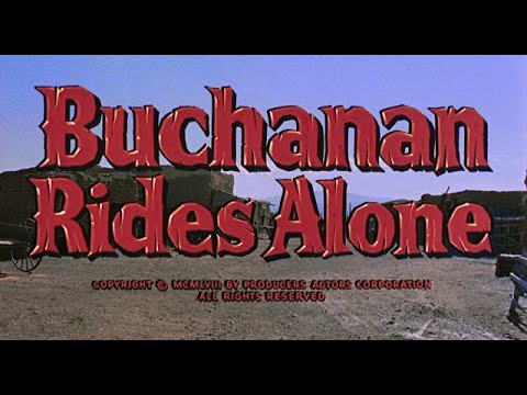 Buchanan Rides Alone 1958 title sequence