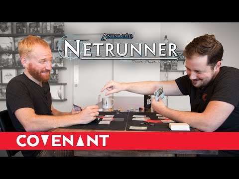 Learning Netrunner | Haas-Bioroid v. Shaper - Game One