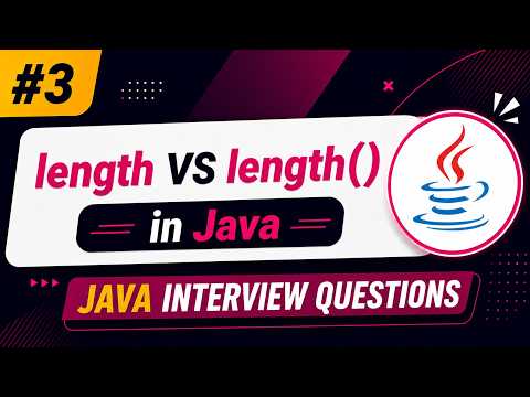 Length Vs Length In Java Java Interview Questions Builtby Error