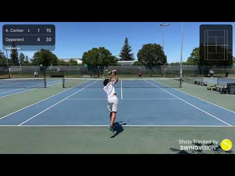 USTA 3.5 Singles - Austin Conlon vs. Tri (@caomtri) - L 2-6, 2-6