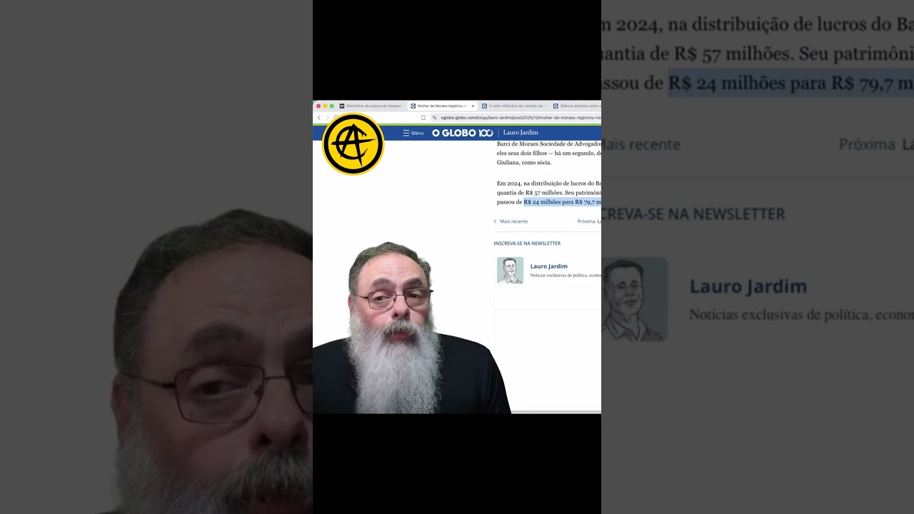 DESTRUIR a DEMOCRACIA BRASILEIRA dá DINHEIRO: VIVIANE de MORAES aumentou PATRIMÔNIO em 250% em 2024
