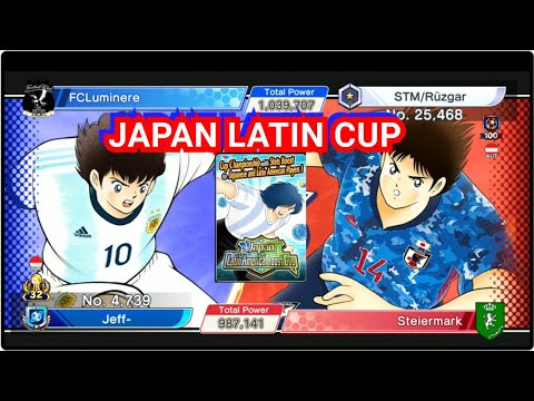LATIN JAPAN CUP! LATIN WITH EURO IN ACTION. CAPTAIN TSUBASA DREAM TEAM