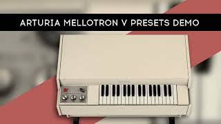 Video thumbnail for arturia mellotron v demo presets complete playthrough by Jochen Reulbach