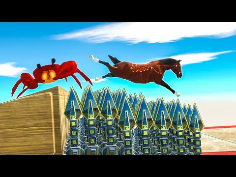 JUMP over Level of SPIKES - Animal Revolt Battle Simulator