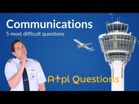 TOUGHEST 5 Communications questions from EASA ATPL Questions database! Captain Joe & Fabi