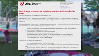 Xcel offers 'common sense' tips to save money during extreme heat