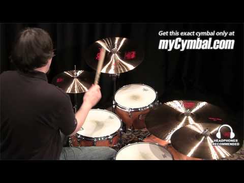 Демонстрация звучания Paiste 2002 18" Novo China