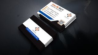 professional business card design in adobe illustrator