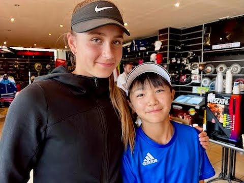 Lucie Slamenikova vs Sakino Miyazawa.  Tennis Europe U14 C1 Bulgaria Semi Final