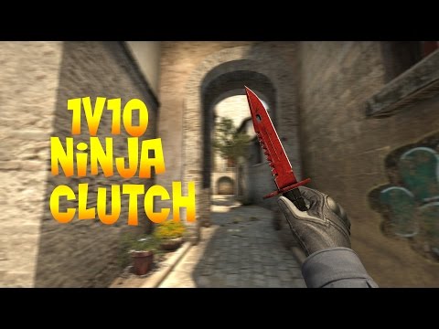 CS:GO | 1v10 Ninja Clutch
