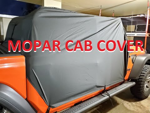 Jeep Gladiator Mopar Cab Cover Install Storage Review