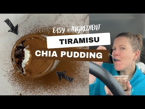 Layered Tiramisu Chia Seed Pudding | Overnight Breakfast Recipe | Tastes Like Dessert